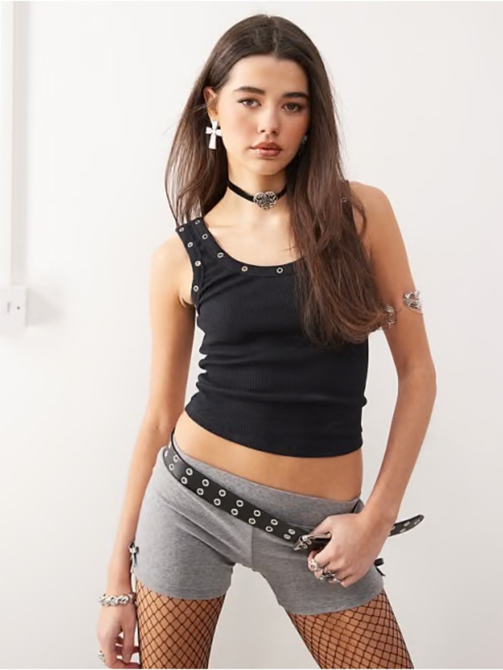 moving sale 💕 - motel rocks size small grommet black tank top